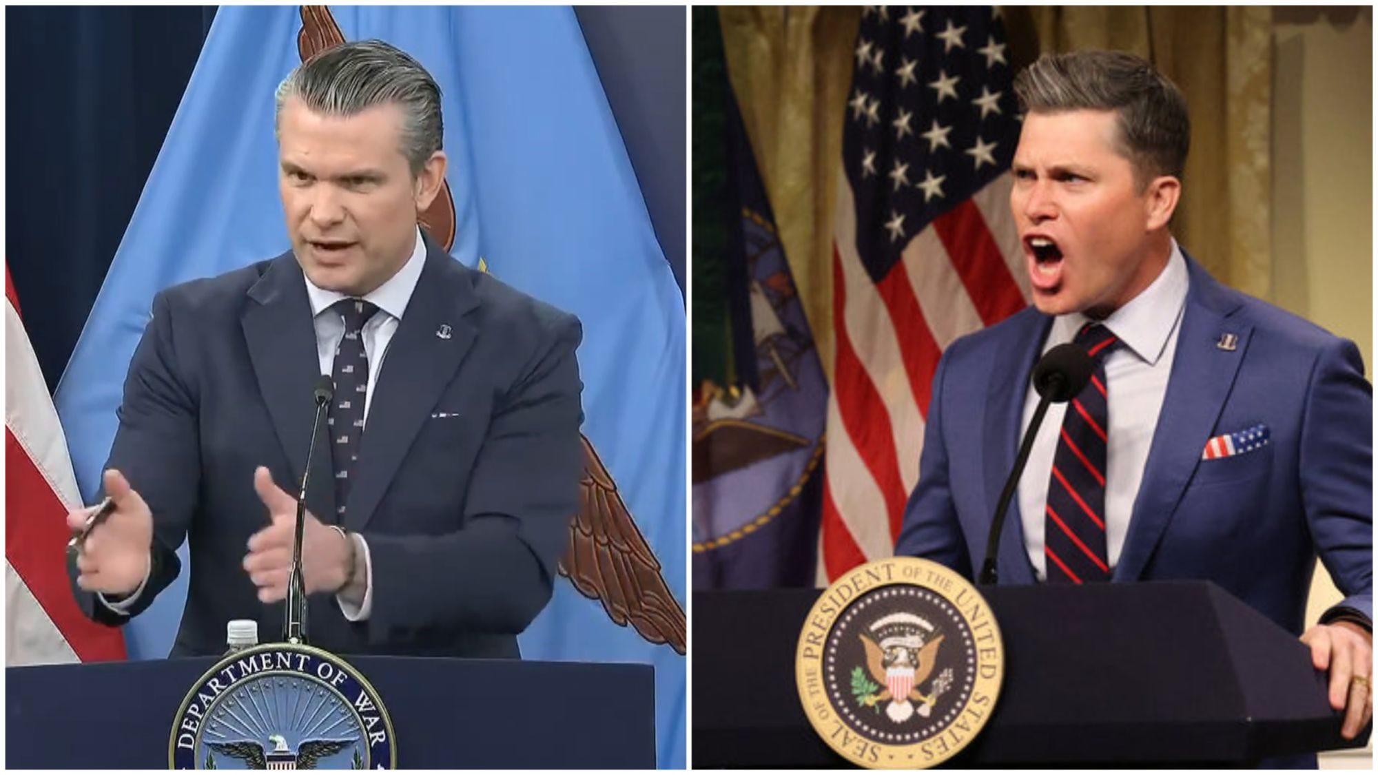 Pete Hegseth Rolls Out Weak SNL/Colin Jost Impression, Bashes CNN